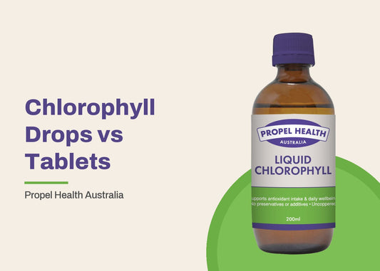 Chlorophyll drops vs tablets