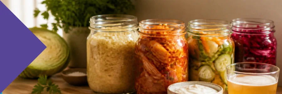 Fermented foods for gut health