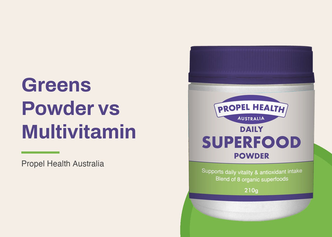 Greens powder vs multivitamin