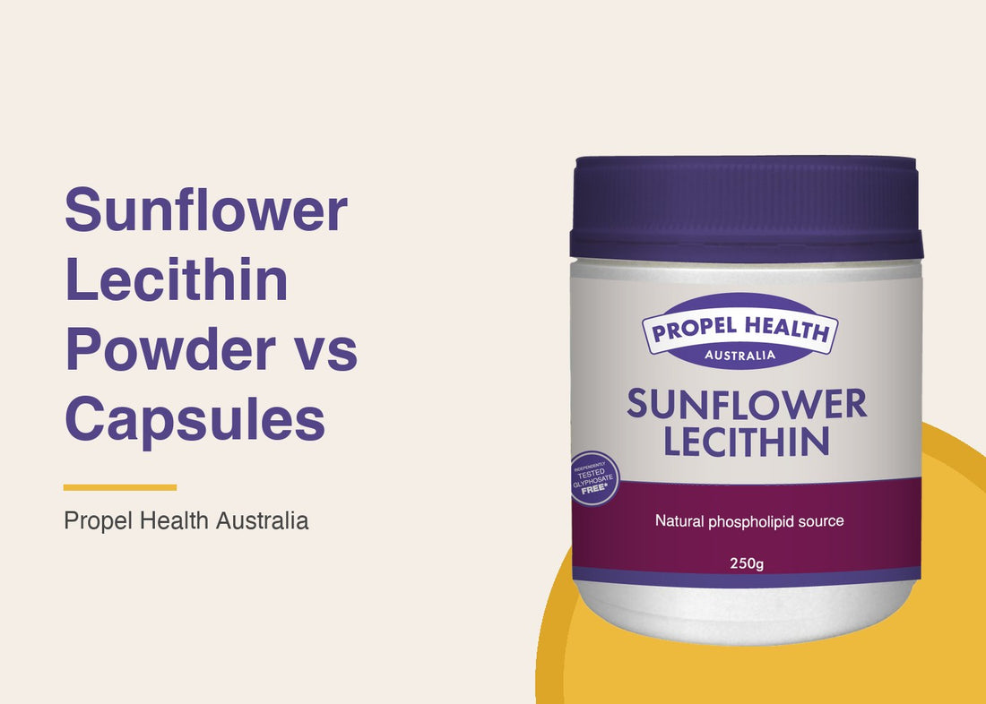 Sunflower lecithin powder vs capsules