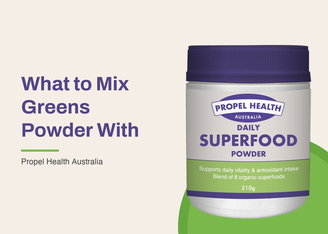 What to mix greens powder with