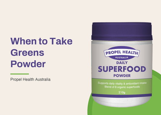 When to take greens powder