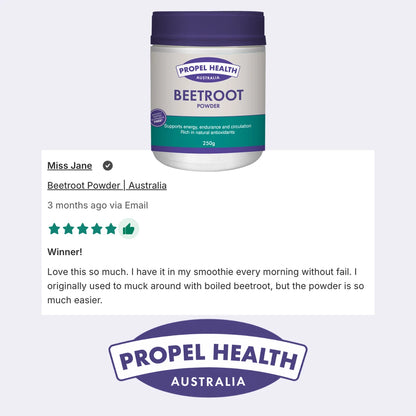 Beetroot Powder 5 star customer review