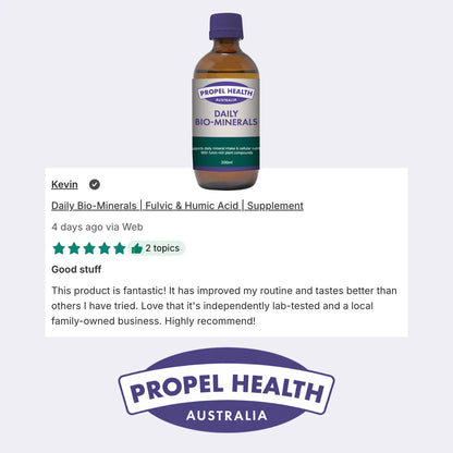 Bio Fulvic Minerals 5 star customer review