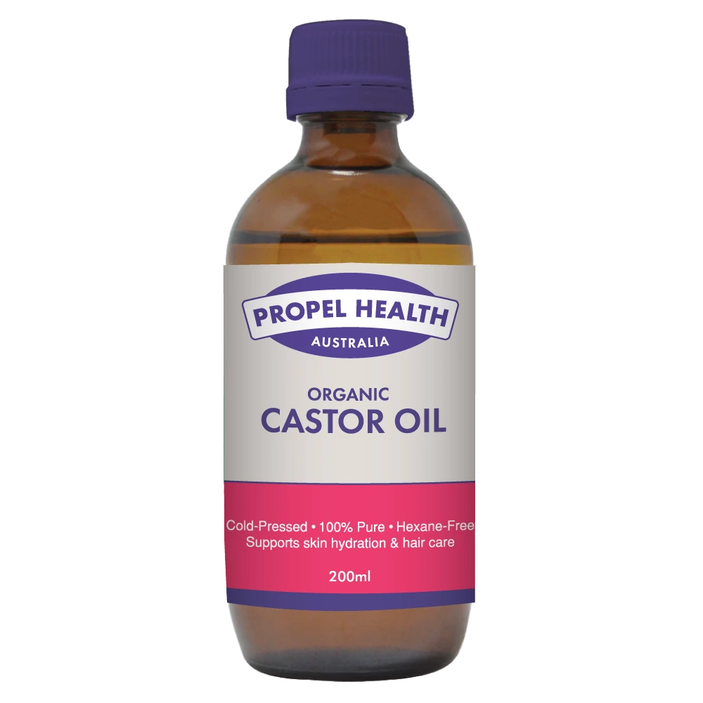 Castor Oil | Organic | Cold-pressed | Hexane-free
