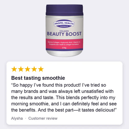 Collagen Beauty Boost 5 star customer review