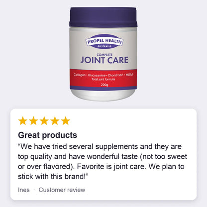 Complete Joint Care 5 star customer review