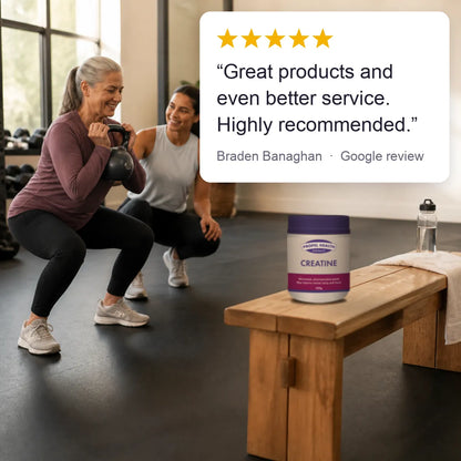 Creatine Monohydrate lifestyle, 5 star customer review