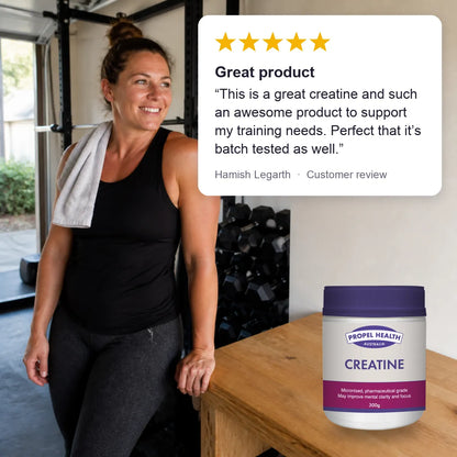Creatine Monohydrate lifestyle, 5 star customer review