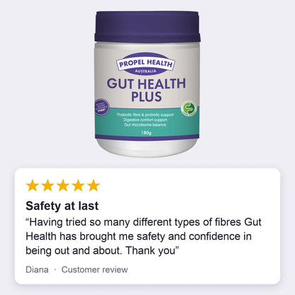 Gut Health Plus 5 star customer review