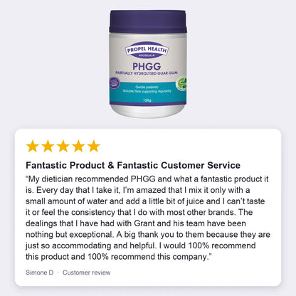 Partially Hydrolysed Guar Gum 5 star customer review