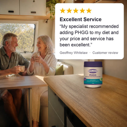 Partially Hydrolysed Guar Gum lifestyle, 5 star customer review