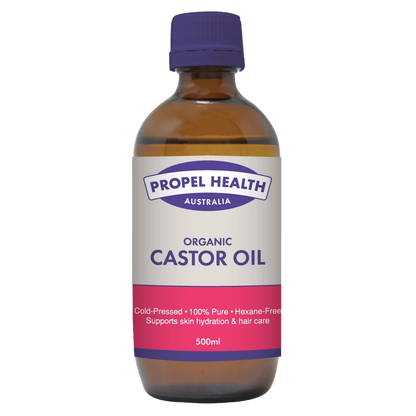 Castor Oil | Organic | Cold-pressed | Hexane-free